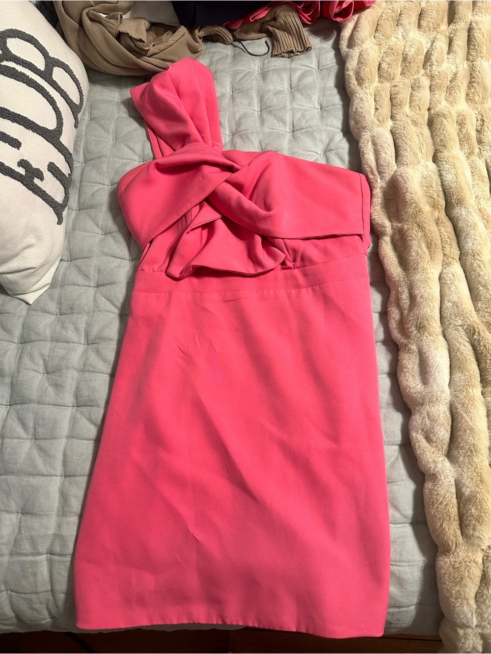 American Threads Bright Pink Party Dress